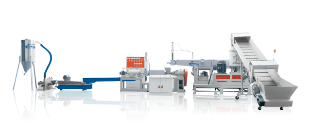 2 Stages Plastic Film Recycling Machine (Die-face Cutting) 2-stages-plastic-film-recycling-machine-die-face