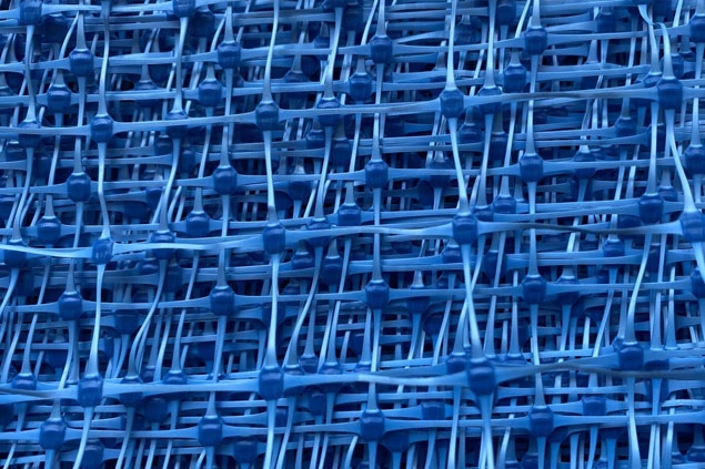 Filet plastique tissé