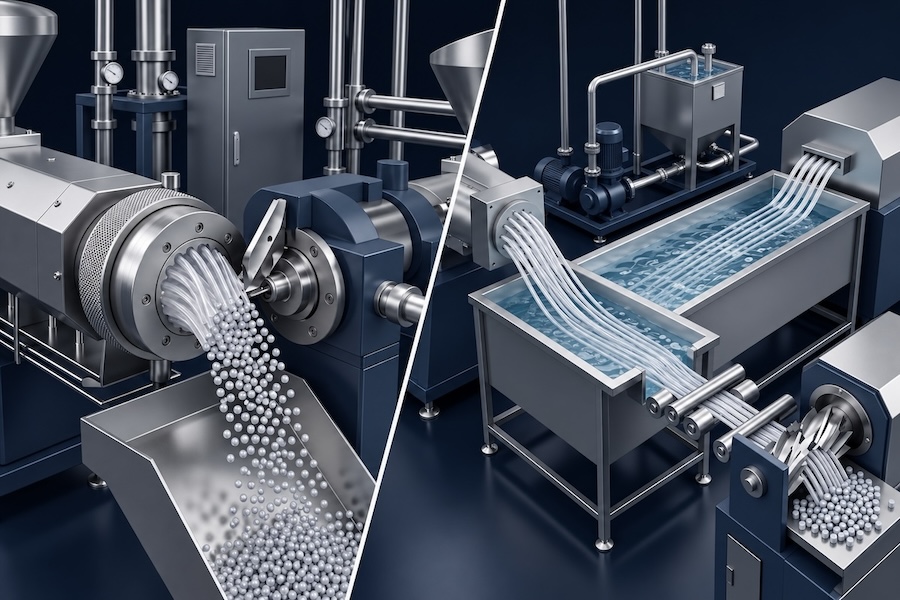 plastic-film-recycling-machine-die-face-vs-strand-pelletizing